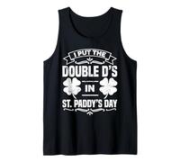 Double D's St. Paddy's Day Funny Irish Shamrock Humor Tank Top