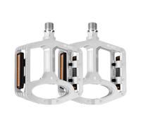 Double DU Bicycle Pedal Ultra-Light Aluminum Alloy Bearing Pedal Waterproof Widened Nail Pedal for Night Riding Bicycle Accessories