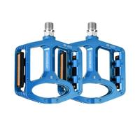 Double DU Bicycle Pedal Ultra-Light Aluminum Alloy Bearing Pedal Waterproof Widened Nail Pedal for Night Riding Bicycle Accessories