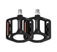 Double DU Bicycle Pedal Ultra-Light Aluminum Alloy Bearing Pedal Waterproof Widened Nail Pedal for Night Riding Bicycle Accessories