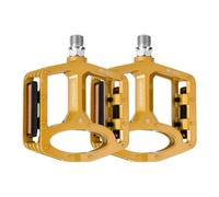 Double DU Bicycle Pedal Ultra-Light Aluminum Alloy Bearing Pedal Waterproof Widened Nail Pedal for Night Riding Bicycle Accessories