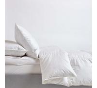 HOMESCAPES Double Duvet 13.5 Tog, Luxury Ethical Duck Feather & Down Quilt, Anti Allergy 100% Cotton Cover Down-Proof Winter Bed Duvets, Washable, RDS & OEKO-TEX Certified