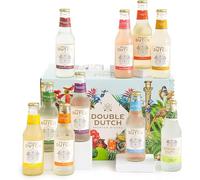 DOUBLE DUTCH Exploration Pack with Variety of World Class Mixers (10 x 200ml Bottles) - Low Calorie, Diet Tonic Water for Gin, Tequila, Vodka, Rum, Cocktails | Vegan Friendly Soft Drink Perfect Mixer