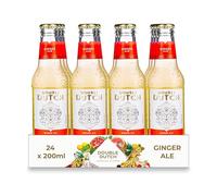 Double Dutch Ginger Ale Mixer, 24 x 200ml, Low Calorie Perfect Mixer for Cocktails, No Artificial Colours Preservatives or Flavours (Pack of 24)