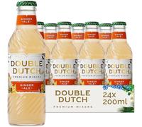 Double Dutch Ginger Ale | Smooth Ginger Ale with Natural Spice | Low Calorie Soft Drink | 100% Natural Ingredients | Gluten Free, Vegan Friendly Premium Mixer | 24 x 200ml Bottles