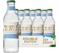 Double Dutch Premium Skinny Tonic Water, 24 x 200ml Glass Bottles