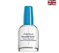 Double Duty 13.3ml Base and Top Coat - Strengthens, Protects, and Delivers Shine