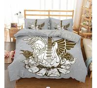 Double Duvet Cover Guitar Double Duvet Cover with Zipper Closure for Aldults Kids Soft Breathable Microfiber Bedding Set 200x200 cm + 2 Pillowcases 50x75 cm 5L9W4Q2355