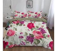 Double Duvet Cover Set Premium Brushed Microfiber Duvet Cover Army Green Ultrasoft Hypoallergenic Reversible Plants And Flowers Roses Bedding Set Non Iron Luxury Bedding Sets With Zipper Closure