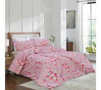 Double Duvet Cover Sets 3 pcs - Soft Poly Cotton Blend Duvet Double Cover Sets with Pillowcases for Bedding - Eco-Friendly, Odor Resistant & Hypoallergenic Double Quilt Covers with Durability