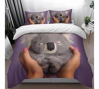 Double Duvet Set 200X230Cm Plush Toys Kingsize Bedding Sets,Duvet And Pillow Set,Soft Bedding Microfiber Fluffy,Bedroom Quilt Cover