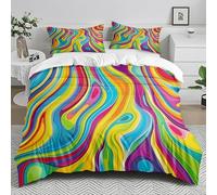 Double Duvet Set Pink Blue Yellow Duvet Cover Sets Microfiber Soft Bedding Double Bed Set Washable Hidden Zipper Closure Bedding Includes Pillow Cases 2 Pack 50x75cm