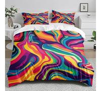 Double Duvet Set Purple Orange Green Duvet Cover Sets Microfiber Soft Bedding Double Bed Set Washable Hidden Zipper Closure Bedding Includes Pillow Cases 2 Pack 50x75cm