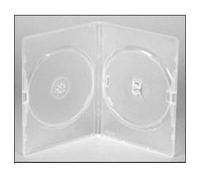 Double DVD Case, Clear Side by Side-14mm Spine(20)