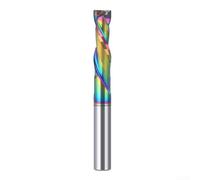 Double Edged Compound Milling Cutter, 2 Flute Spiral Design for Improved Seismic Resistance and Longevity (6x6x22x50)