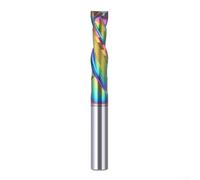 Double Edged Spiral Carbide End Mill with Large Groove Design for Superior Chip Discharge and Cutting Performance (6x6x17x50)