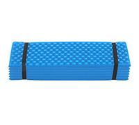 Double Egg Crate Foam Sleeping Pad, Foldable Lightweight Camping Mat 186x57CM, Portable Closed Cell Sleeping Mat for Outdoor Hiking, Backpacking, Tent & Travel Use (Blue)