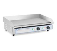 Double Electric Griddle 730 x 400 mm Royal Catering Flat 2 x 2,200 W - Electric Griddles by Silver