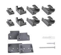 Double Elite® Original Fittings Pack of Retractable Stair Gate, Retractable Gate Standard Accessories with Skirting Board Spacers, Complete Spare Parts Replacements of Baby Safety/Pet Dog Gate, Grey