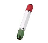 Double End Aluminum Alloy Pin Gage Handle, Go No Gauge Dedicated Handle Holder for Headspace Dimensional Gauges Plug Green Red Range Measurement Block Clamping Accessories (3-4mm)