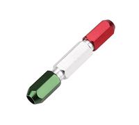 Double End Aluminum Alloy Pin Gage Handle, Go No Gauge Dedicated Handle Holder for Headspace Dimensional Gauges Plug Green Red Range Measurement Block Clamping Accessories