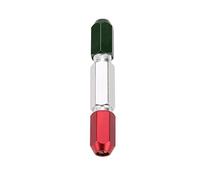 Double End Aluminum Alloy Pin Gage Handle, Go No Gauge Dedicated Handle Holder for Headspace Dimensional Gauges Plug Green Red Range Measurement Block Clamping Accessories (1-2mm)