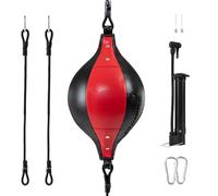 Double End Bag Boxing, Punching Training Ball, Adjustable PU Leather Double End Punching Bag for Core Training Coordination Fitness Gym Exercise Home Workout