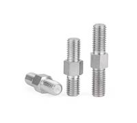 Double-End Hex Stud Bolt 304 Stainless Steel Hex Head Double Ended Screw With Reverse Threads M3 M12 144 Pcs(2pcs M10X70)