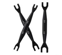 Double End Open Wrench Set for RC Car, Aluminium Spanner Kit 3mm 4mm 5mm Nut Driver, /10 Crawler Tools Hobby Maintenance Kit for Tamiya For Axial Repair, Blue Red Black(red)