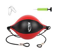 Double End Punching - Heaven Earth Pear Ball Trainer, Responsive Rebound Workout Gear | High Resilience Strike Practice Apparatus With Secure Elastic Attachment Design For Agility Focus Timing Exercis