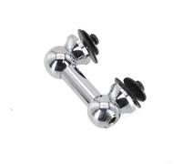 Double End Snare Drum Lugs Silver Aluminium Two Side Hoop Mount 38mm Hole Spacing Screw Lugs for Jazz Drum Set Maintenance Accessories(38MM)