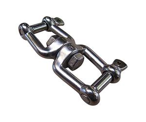 Double End Swivel: Stainless Steel with Jaw Ends, 316 Stainless Marine Grade (2, M8)