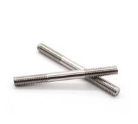 Double End Thread Rod M3 M4 M5 M6 M8 304 A2 Stainless Steel Headless Stud Bolts Screw Tooth Stick Dual Head Threaded Bar(80mm,M3)