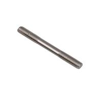 Double End Threaded Stud Screw Bolt， 1pc Double End Thread Rod 304 Stainless Steel M3 M4 M5 M6 M8 20-250mm Silver(150mm,M5)
