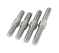 Double End Threaded Stud Screw Bolt, 304 Stainless Steel Hex Double Ended Positive Negative Thread Stud Bolts M3-M16 30mm-150mm(M14-1PCS,90mm)