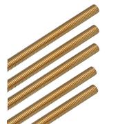Double End Threaded Stud Screw Bolt, screw pitch 5pc 250mm Long Brass Screw Rod Metric Thread Screw Studs Bolt M2 M2.5 M3 M4 M5 M6 M8 M10 M12 Full Thread Shaft shaft nut(M5x250mm)