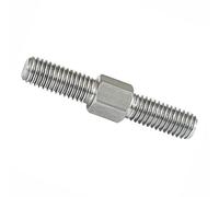 Double End Threaded Stud Screw Bolt, screw pitch M8 1.25mm Pitch Double End Thread Screw Bolts 304 Stainless Steel Left Right Hand Thread Double End Thread Rod Stud shaft nut(M8 x 80mm1pcs)