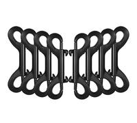 Double Ended Bolt Snap Hooks Double End Heavy Duty Trigger Snaps Lobster Clasp Snap Hook Bolt Snaps Fastener Clip - Black 4 PCS