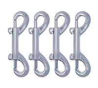 Double Ended Bolt Snaps Hook Trigger Clips Chain Metal Clips Key Holder 3.5 Inch 4pcs
