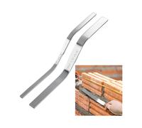Double Ended Brick Jointer for Cement Pointing Trowel 3/8"X1/4" and 1/2" X 5/8" Masonry Tools Steel Pointing Tools