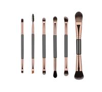 Double Ended Brushing Professional Eyeshadow Brushes Premium Foundation Brushes for Travel Daily Makeup