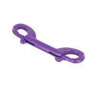 Double Ended Clip Hook Bolt Snap for Scuba Divers, 90mm Stainless Steel for Gear Management (Purple)