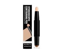 Double Ended Contour Stick, Waterproof Highlight Shimmer Pen, Cream Face Sculpting Tool, Smooth Blend Makeup Enhancer Duo, Compact Daily Stylish Necessities, for Women Office Home