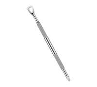 Double Ended Cuticle Pusher Remover Cleaner Nails Art Dotting Pen Stainless Steel Manicure Pedicure Nails Art Care Tool Stainless Steel Cuticle Pusher