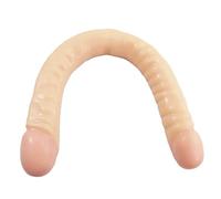 Double Ended Dildo 18.1 inch Super Long Double Ended Dildo Dong Vaginal Anal G Spot Play Flexible Realistic Double Head Dildo for Women Lesbian Couples