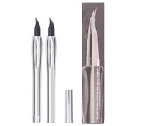 Double-ended Eyebrow Pen - Waterproof Eyebrow Pen | 0.8 ml Non-Made Bifurcation Head, Double-Ended, Cosmetic, Face Color Brush, for Do