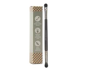 Double Ended Eyeshadow Brush - Vegan Blending & Defining Brush with Soft Bristles for Mature Sensitive Eyelids