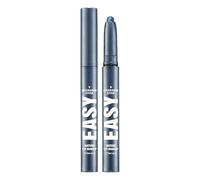 Double Ended Eyeshadow Pen, Natural & Shimmering Double Tones Glitter Eye Shadow Stick, Smooth Creamy Powder Eye Shadow Pencil, Sweatproof Long Lasting Highlight Eye Makeup for Women (Blue, One Size)