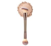Double-Ended Foundation Makeup Brush, Blusher Brushes, Bronzer-Brush, Perfect for Blending Liquid, Powder, Concealer, Cream & Blush, Versatile, Foundation Brushes for Flawless Cosmetics Application