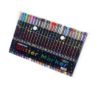 Double-Ended Glitter Marker Set for Creative Coloring, Art Pens for Drawing, Craft Use and Journal Decorating Ideas Glitter Drawing Markers Journal Coloring Pens Wood Painting Marker Craft Sketch Rock